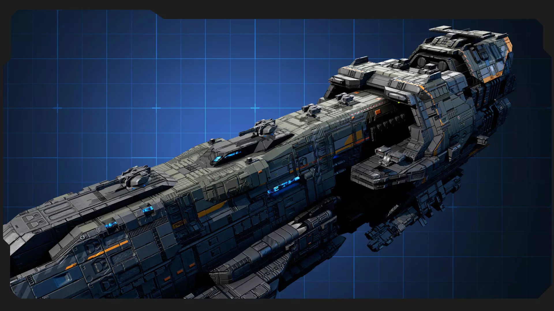 STARSHIPS - Pack09 Low-poly 3D model_24