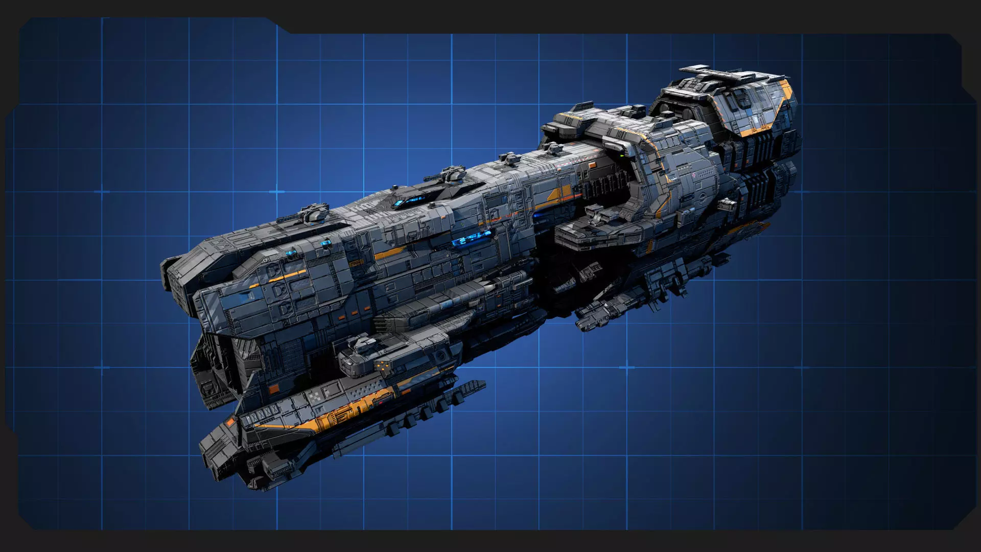 STARSHIPS - Pack09 Low-poly 3D model_22