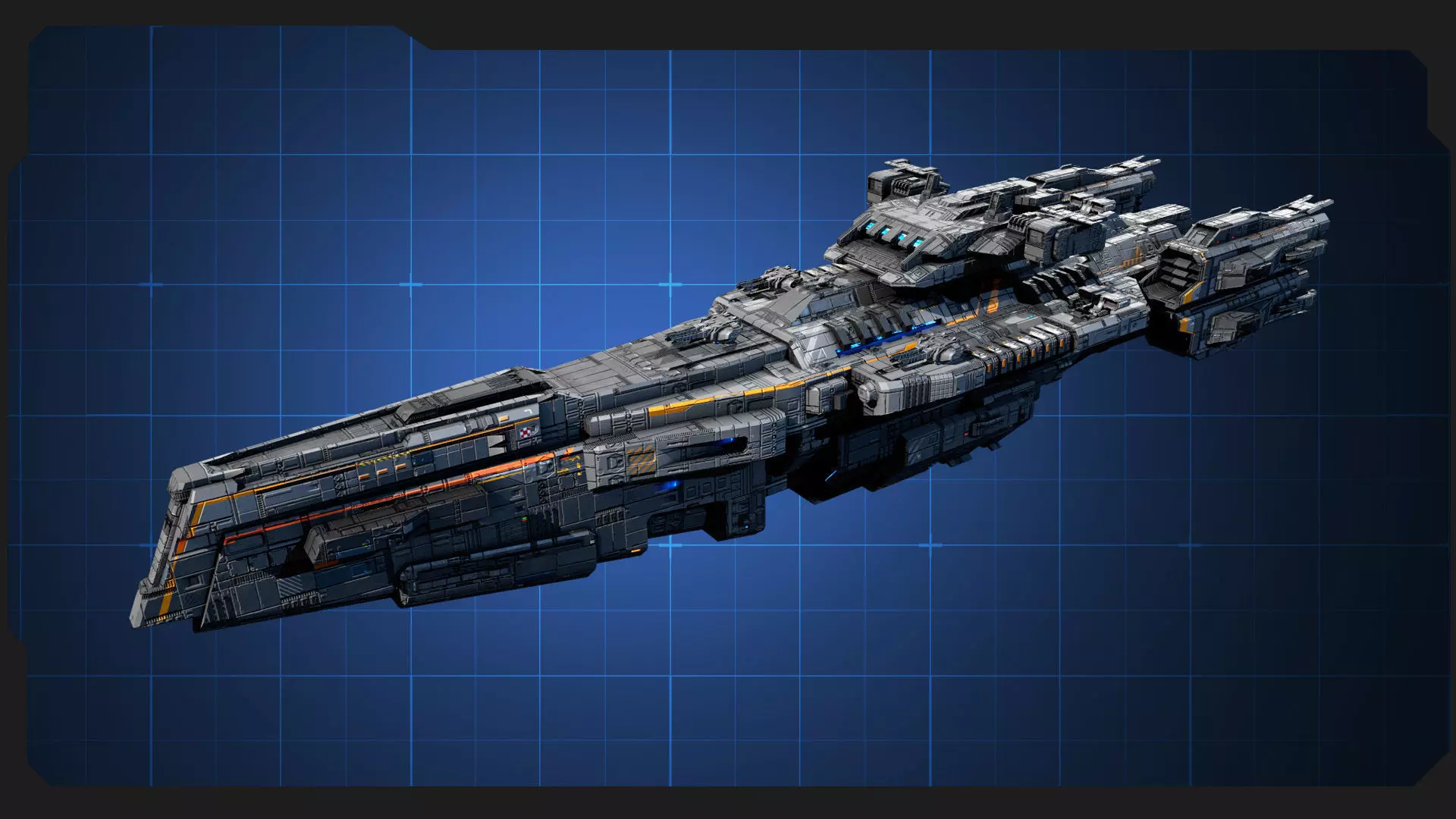 STARSHIPS - Pack09 Low-poly 3D model_35