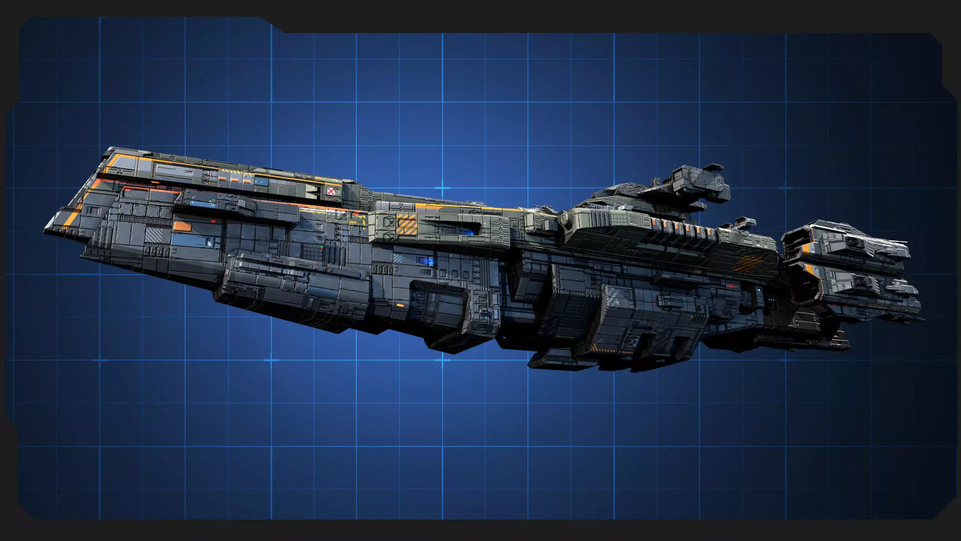 STARSHIPS - Pack09 Low-poly 3D model_38