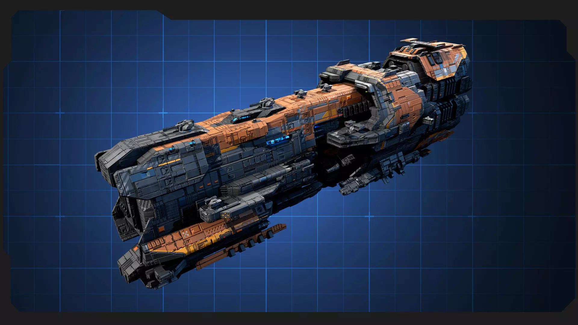 STARSHIPS - Pack09 Low-poly 3D model_21