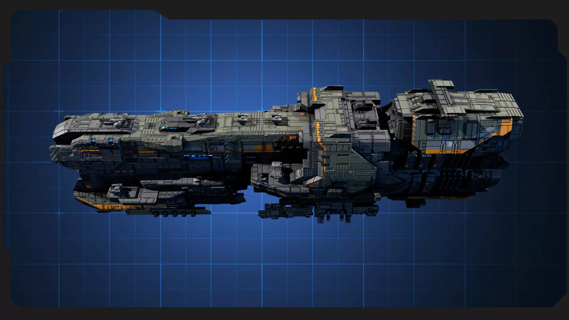 STARSHIPS - Pack09 Low-poly 3D model_19