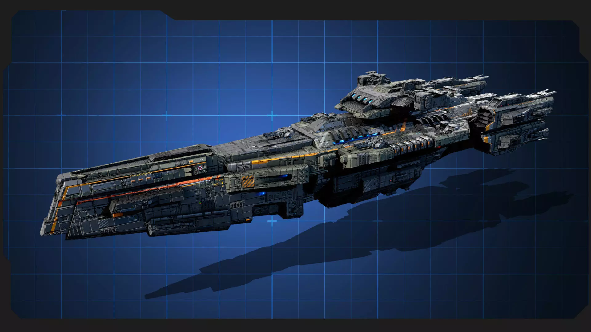 STARSHIPS - Pack09 Low-poly 3D model_29