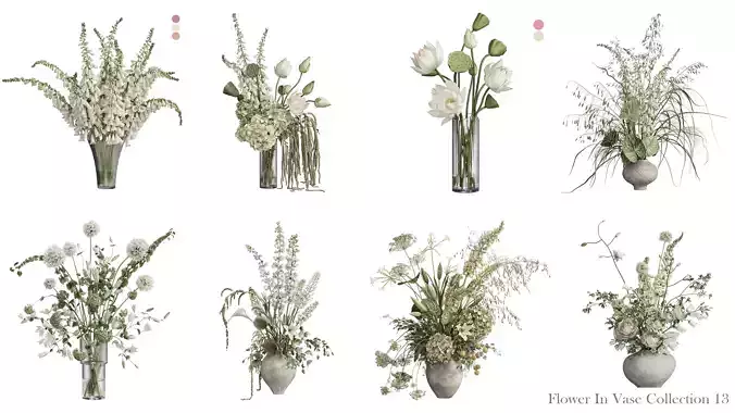 Flower In Vase Collection 13 