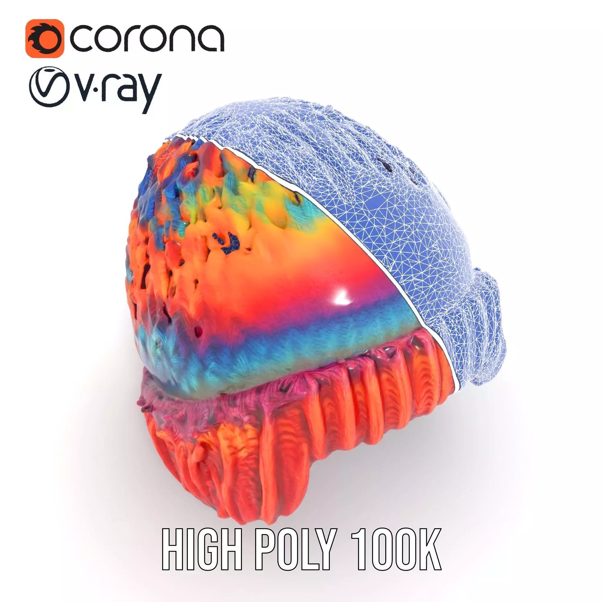 Rainbow Knit Beanie model pack Texture_22