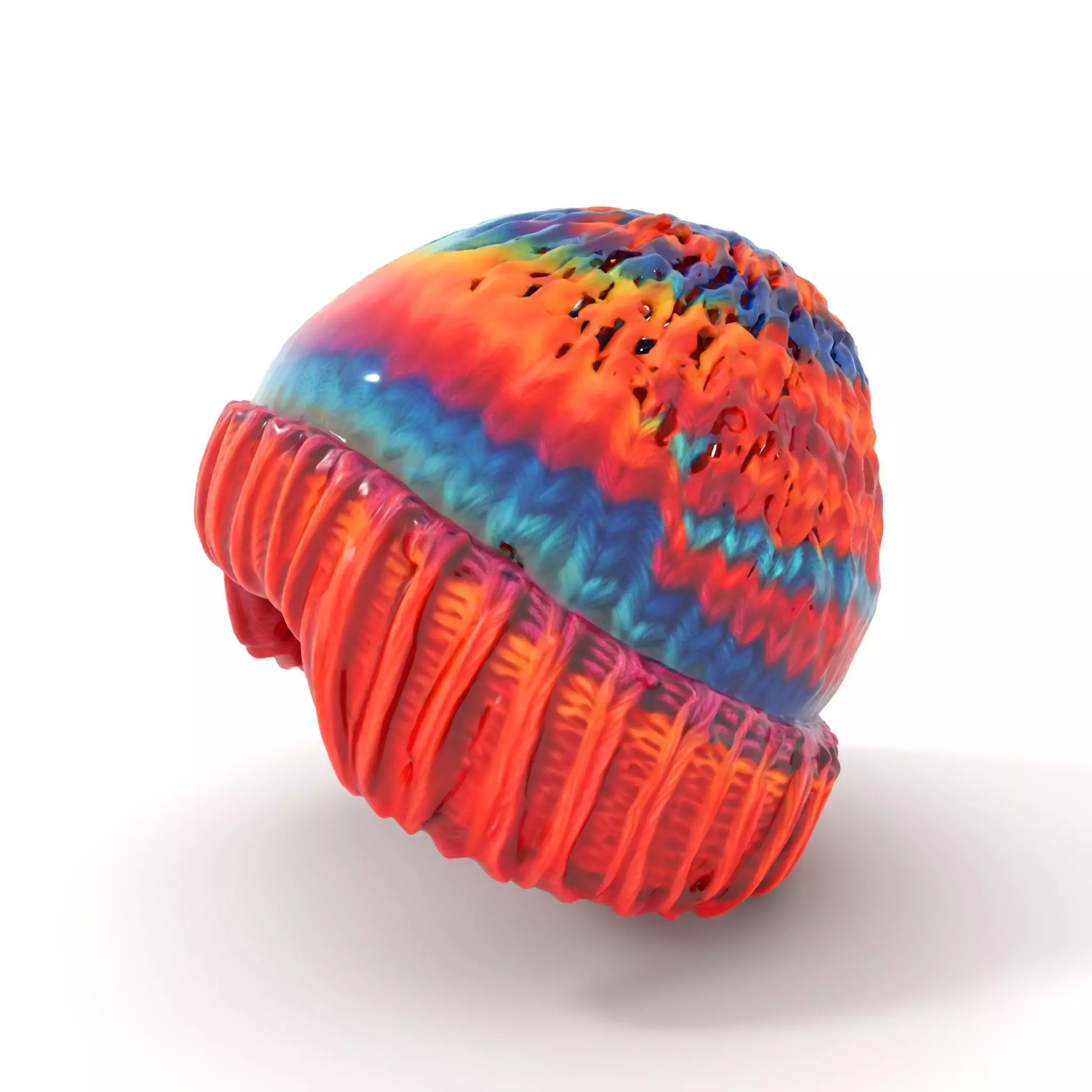 Rainbow Knit Beanie model pack Texture_5