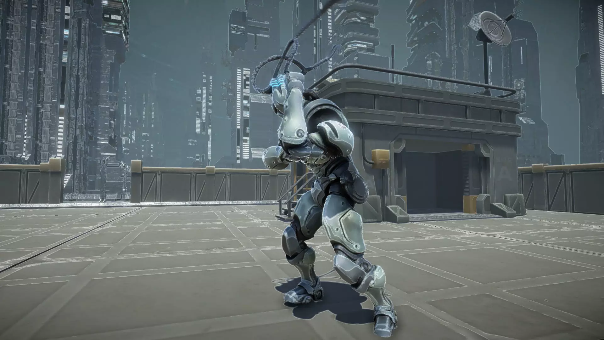 Chromejack Low-poly 3D model_4