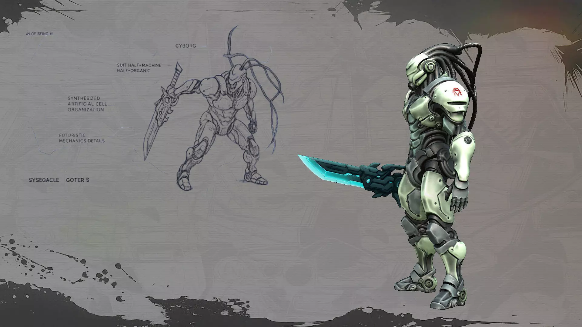 Chromejack Low-poly 3D model_15