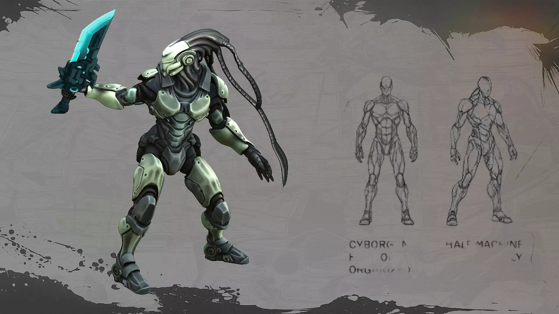 Chromejack Low-poly 3D model_5