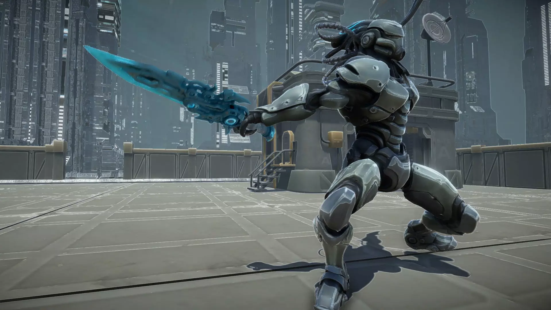 Chromejack Low-poly 3D model_11