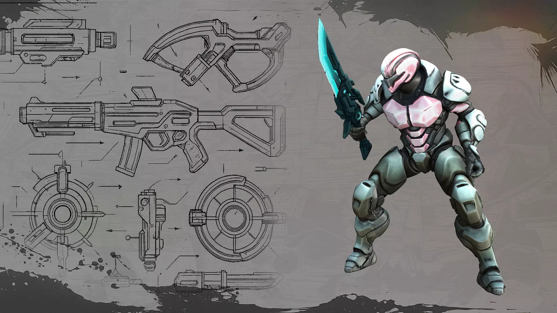 Cyberfang Low-poly 3D model_2