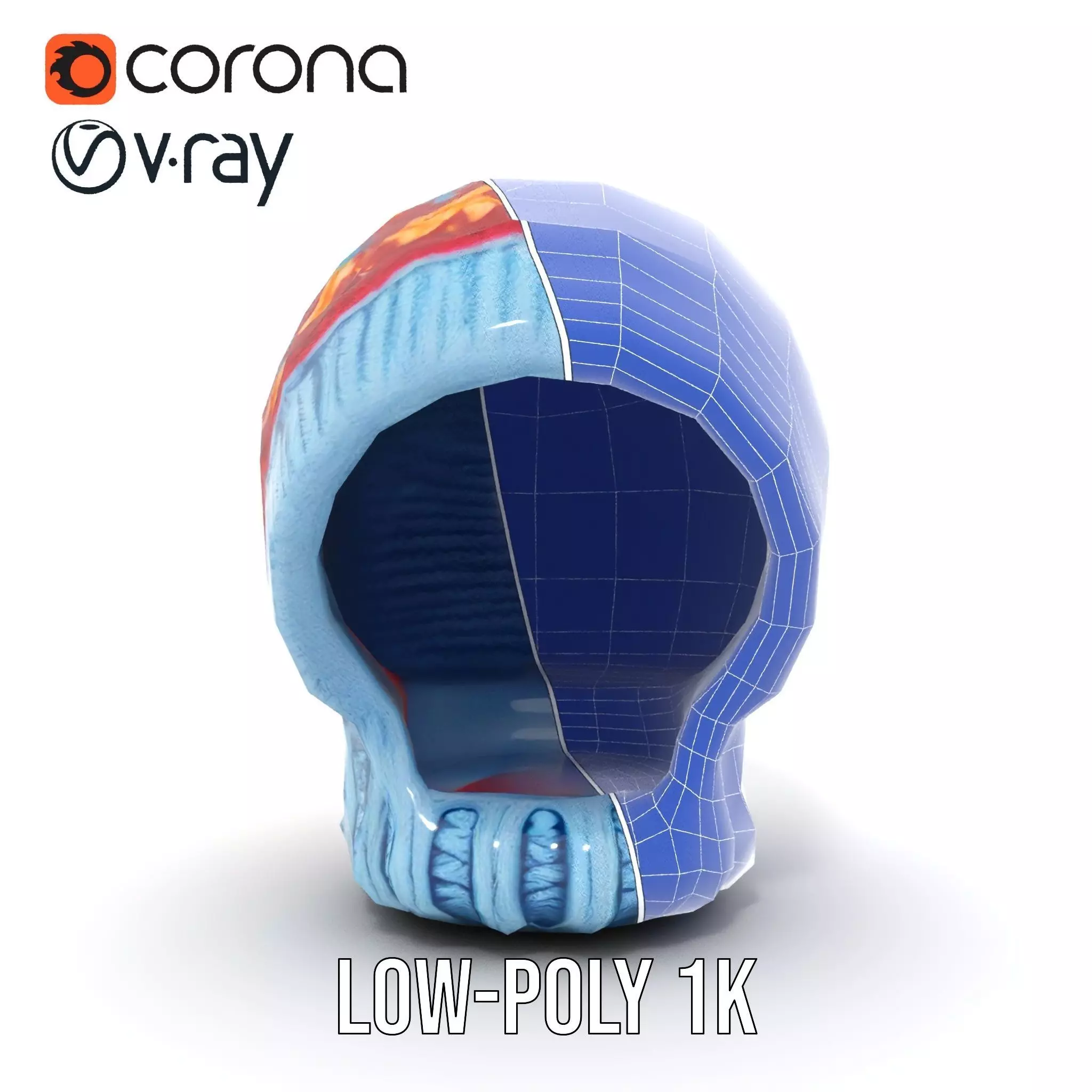 Vibrant Knit Beanie model pack Low-poly 3D model_31