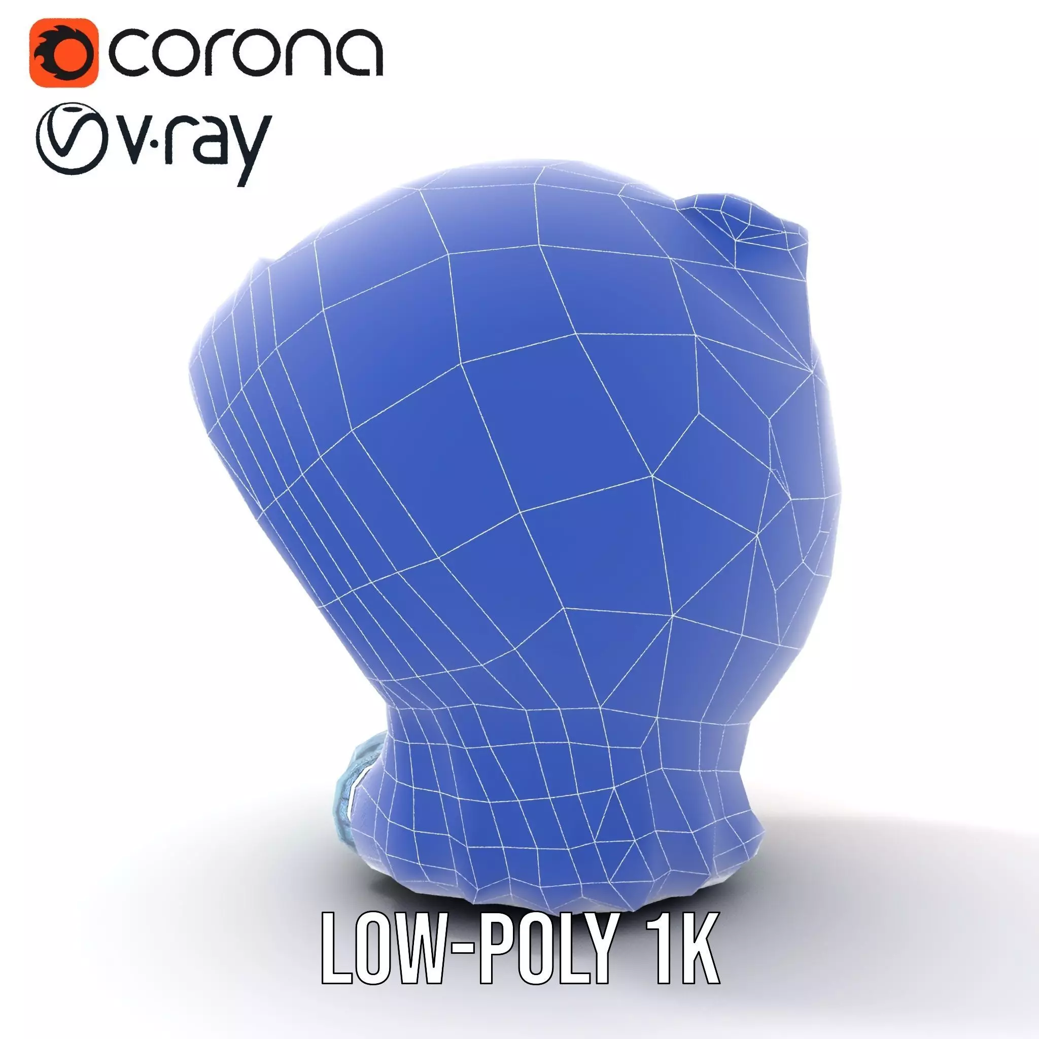 Vibrant Knit Beanie model pack Low-poly 3D model_28