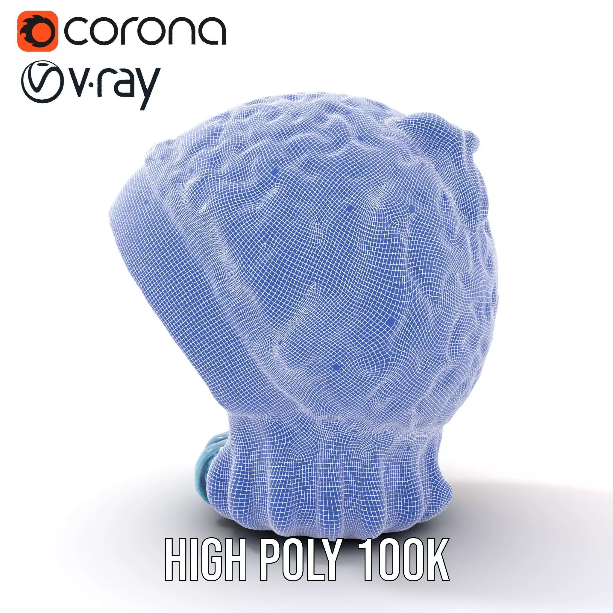 Vibrant Knit Beanie model pack Low-poly 3D model_34