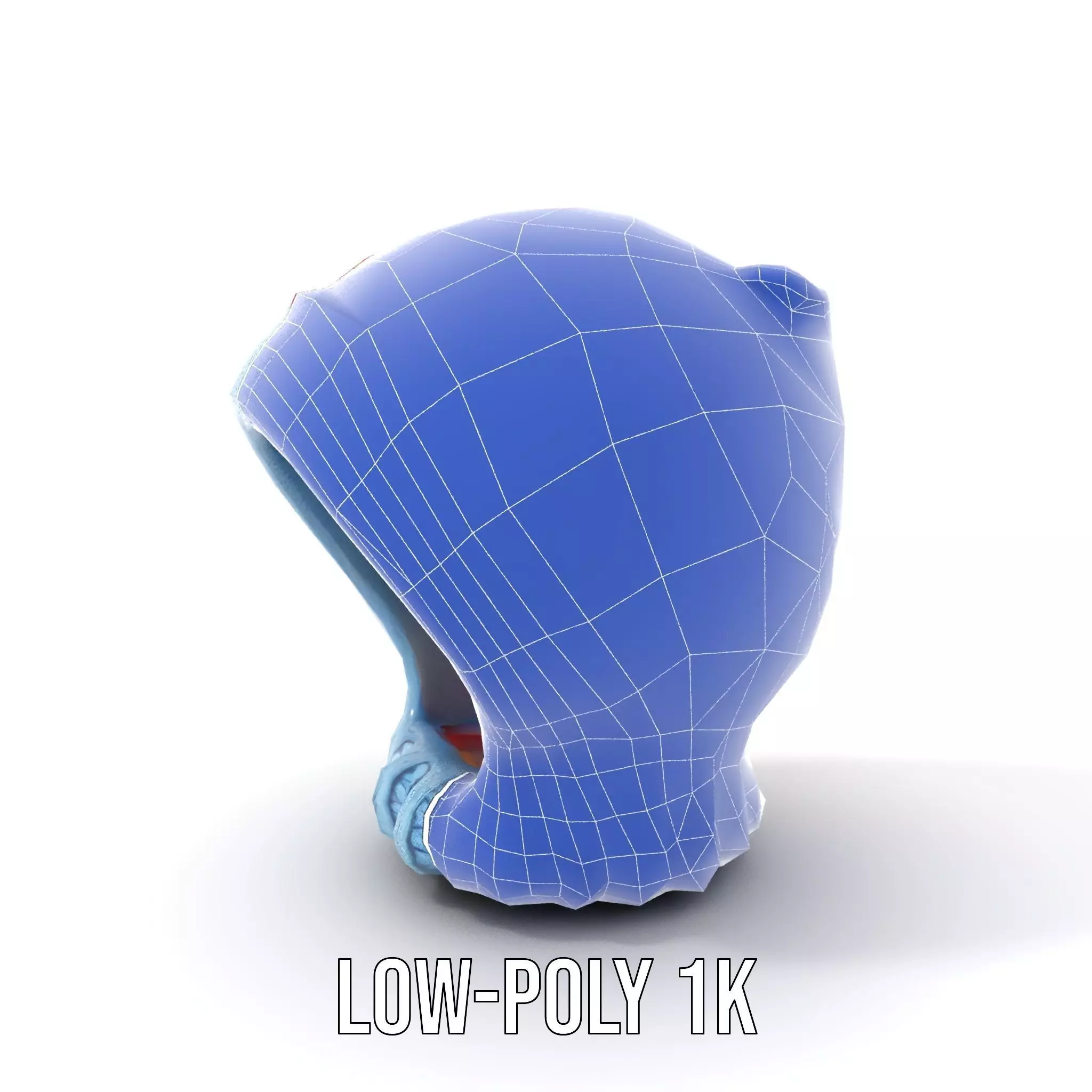 Vibrant Knit Beanie model pack Low-poly 3D model_20