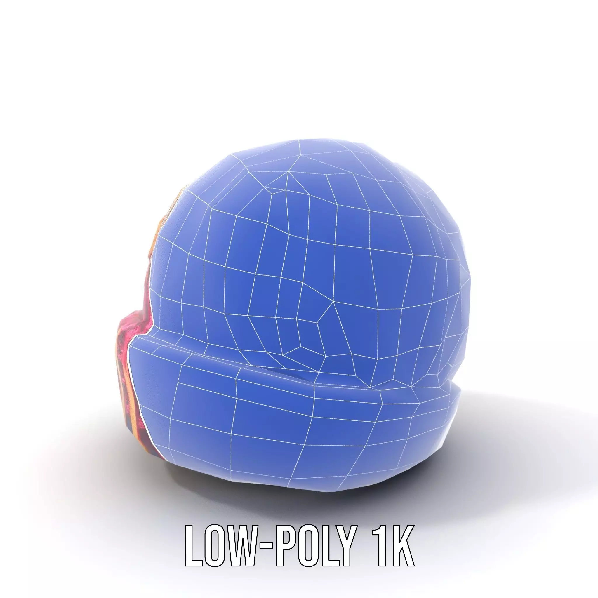 Rainbow Knit Beanie model pack Low-poly 3D model_14