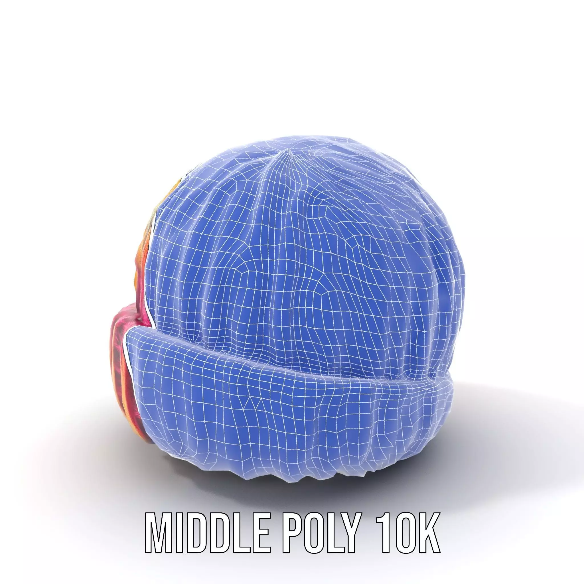 Rainbow Knit Beanie model pack Low-poly 3D model_22