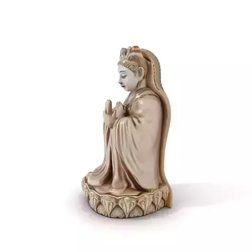Serene Buddha Statue model pack
