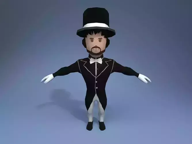 Medieval character gentleman