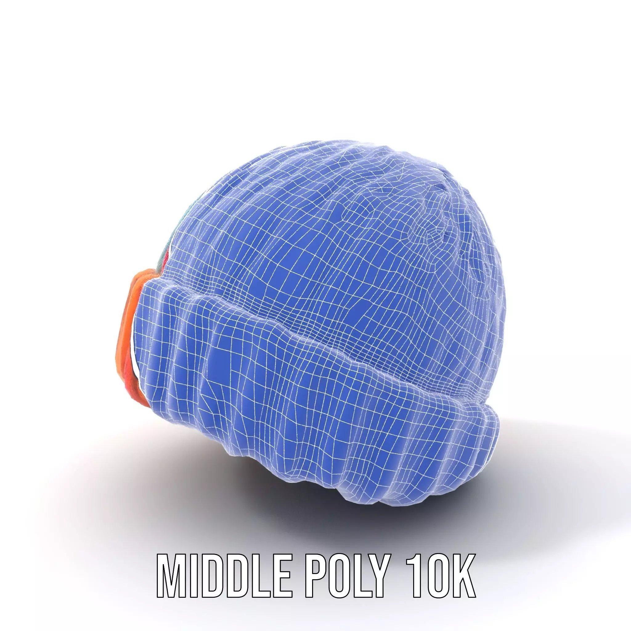 Rainbow Knit Beanie model pack Low-poly 3D model_19
