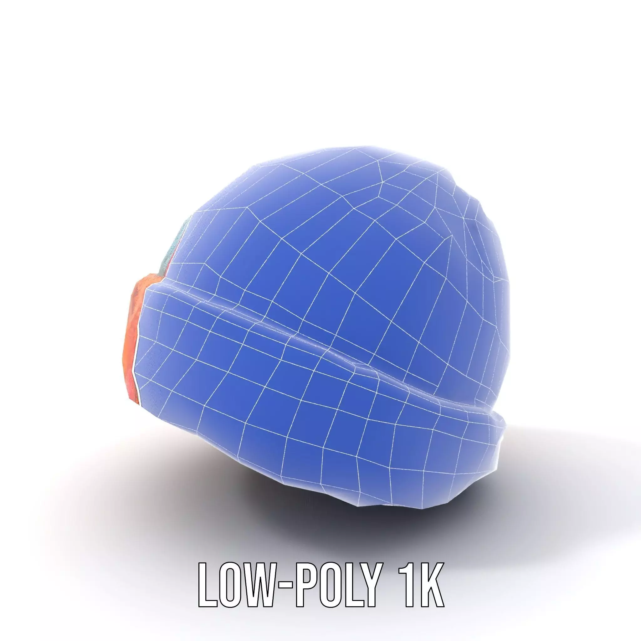 Rainbow Knit Beanie model pack Low-poly 3D model_28