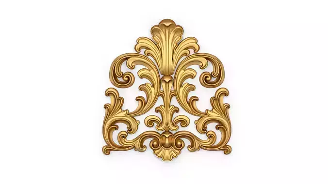 carved classic decorative ornament cnc 3d printing stl 57