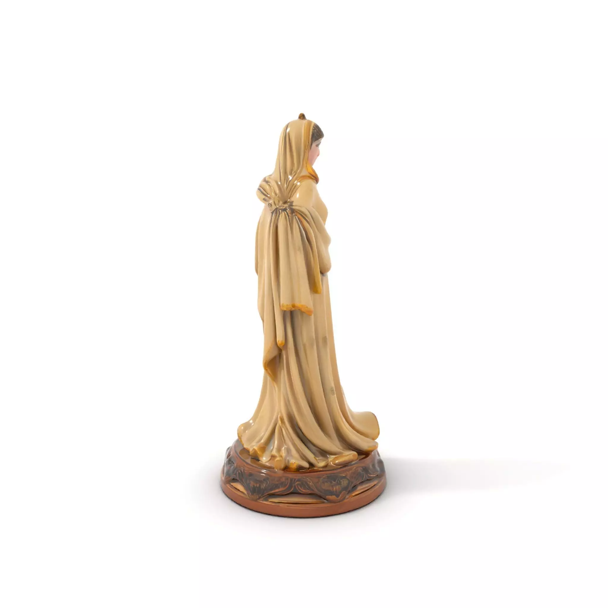 Graceful Figurine Sculpture model pack Low-poly 3D model_0