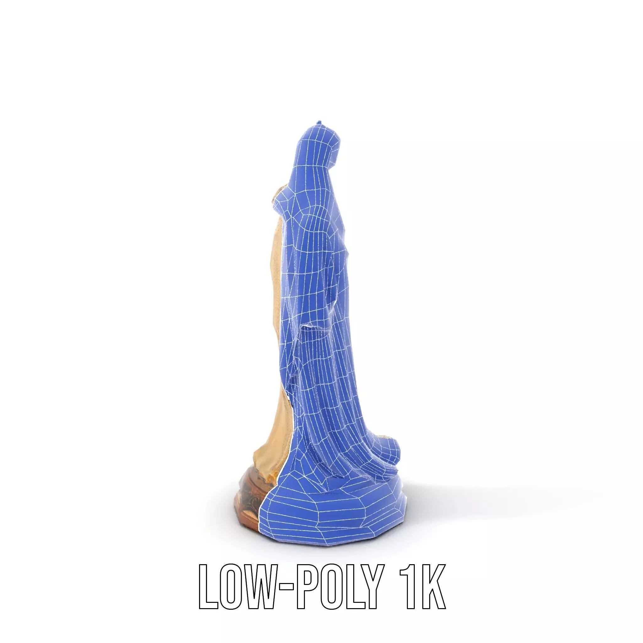 Graceful Figurine Sculpture model pack Low-poly 3D model_27