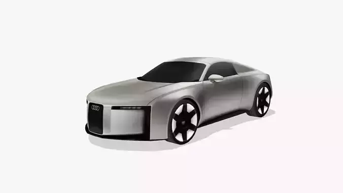 Audi Concept C 2025 Low-poly 3D model