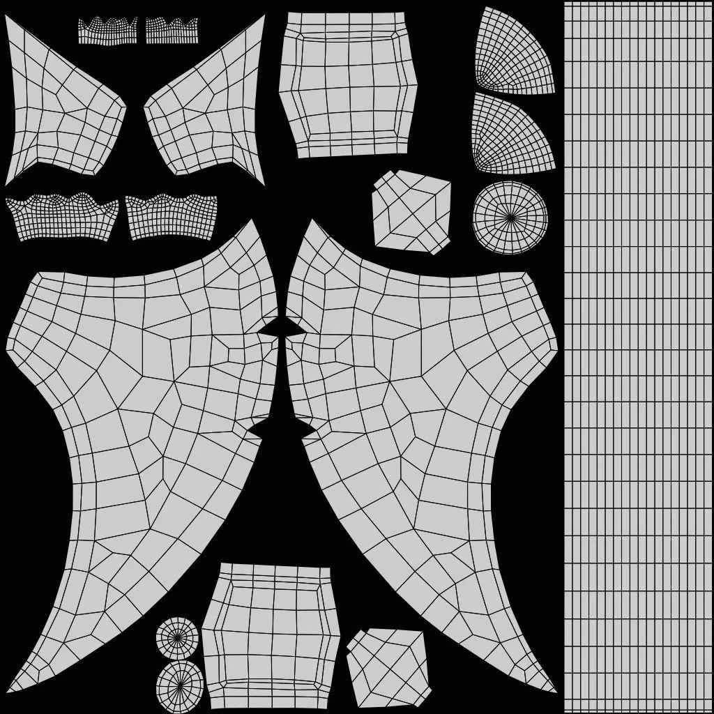Game Ready Axe Free low-poly 3D model_6