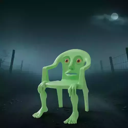 Karkerkar Kurkur Italian brainrot Low Poly Character Low-poly 3D model