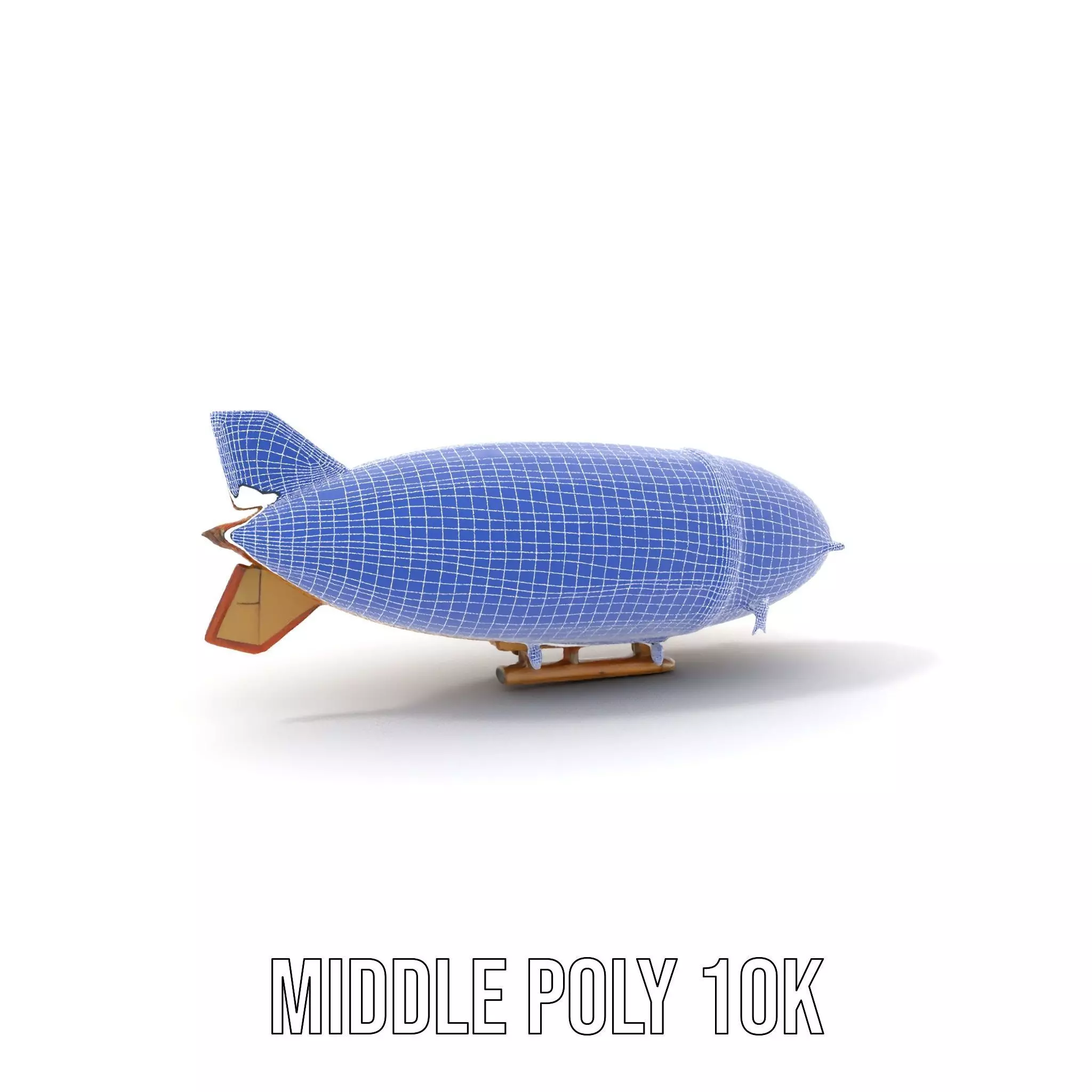 Steampunk Airship model pack Low-poly 3D model_11