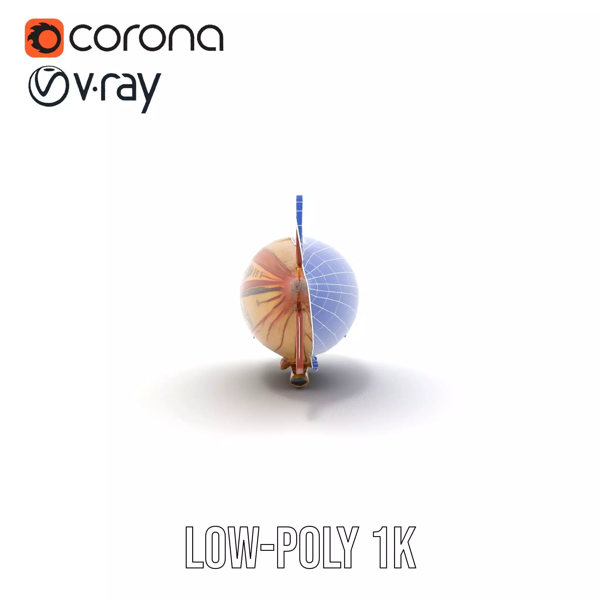 Steampunk Airship model pack Low-poly 3D model_28