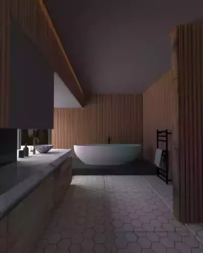Modern Bathroom 3D model