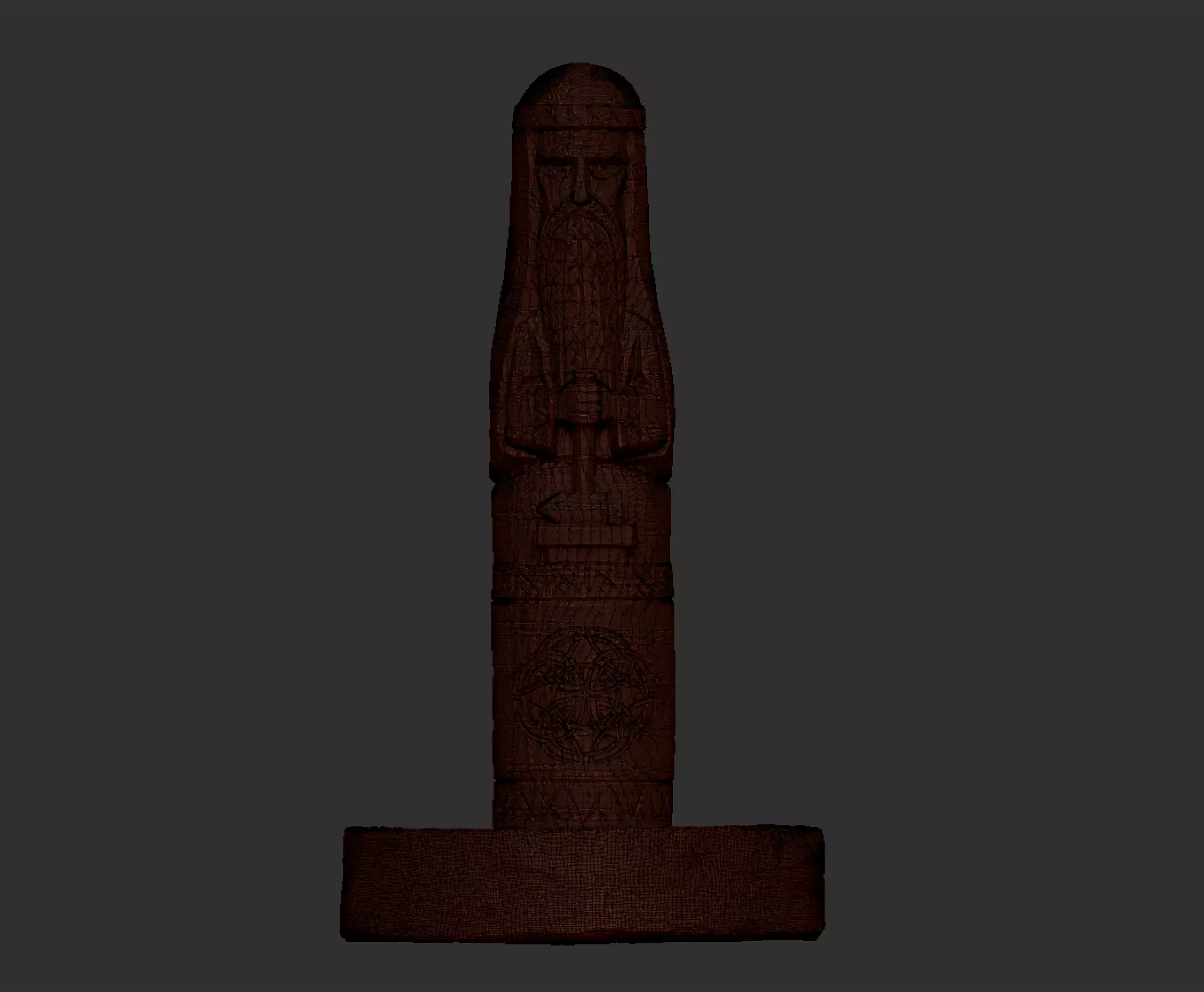 Slavic God Svarog  3D print model_3