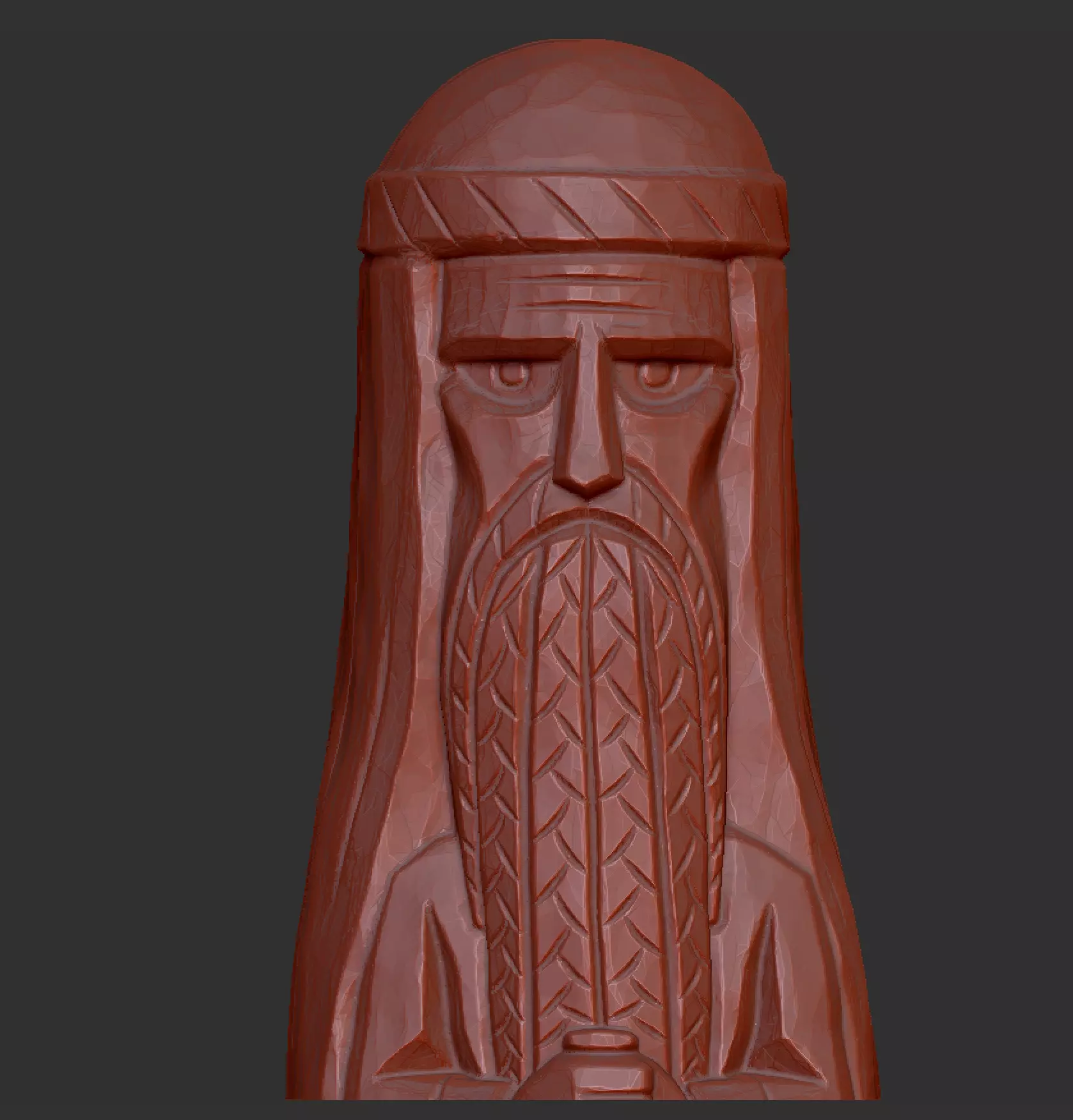 Slavic God Svarog  3D print model_12