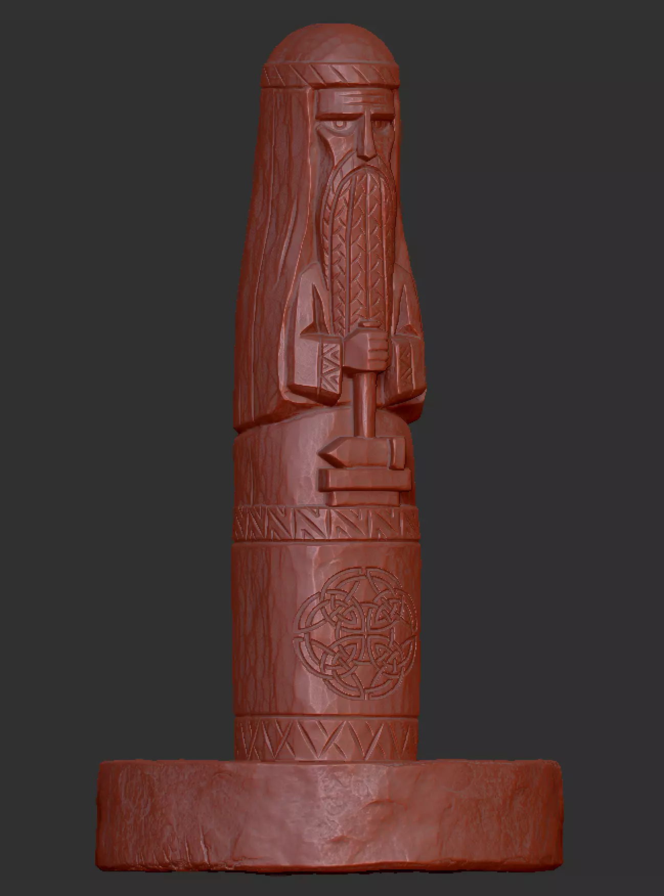 Slavic God Svarog  3D print model_15