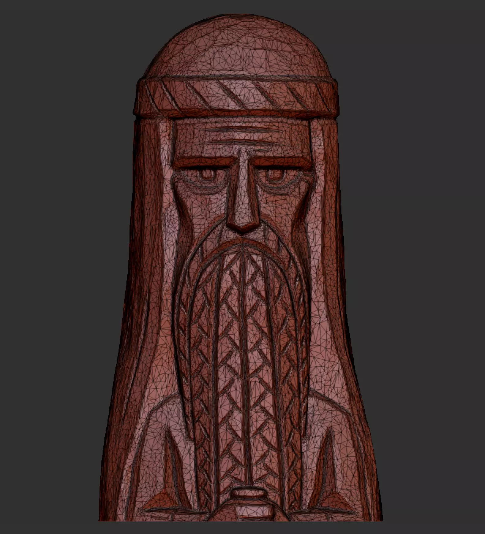 Slavic God Svarog  3D print model_11