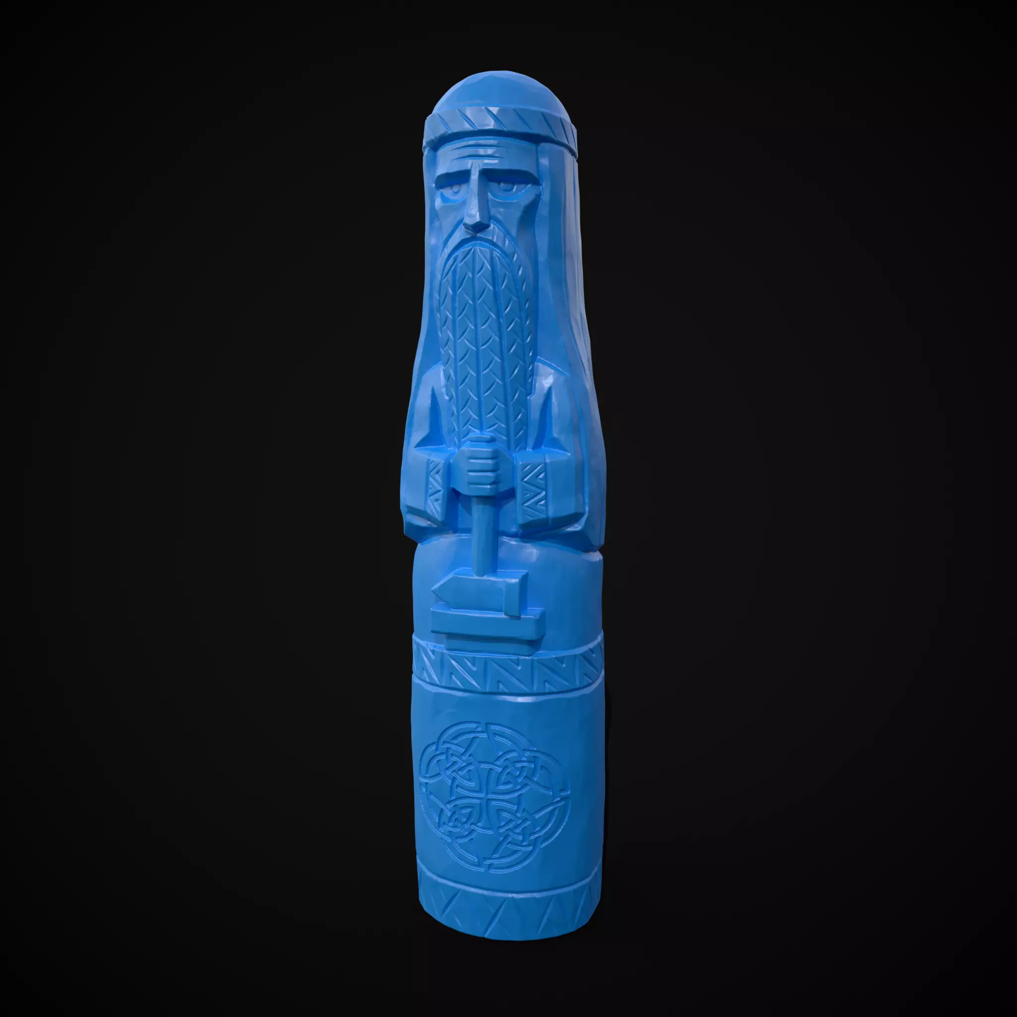 Slavic God Svarog  3D print model_4