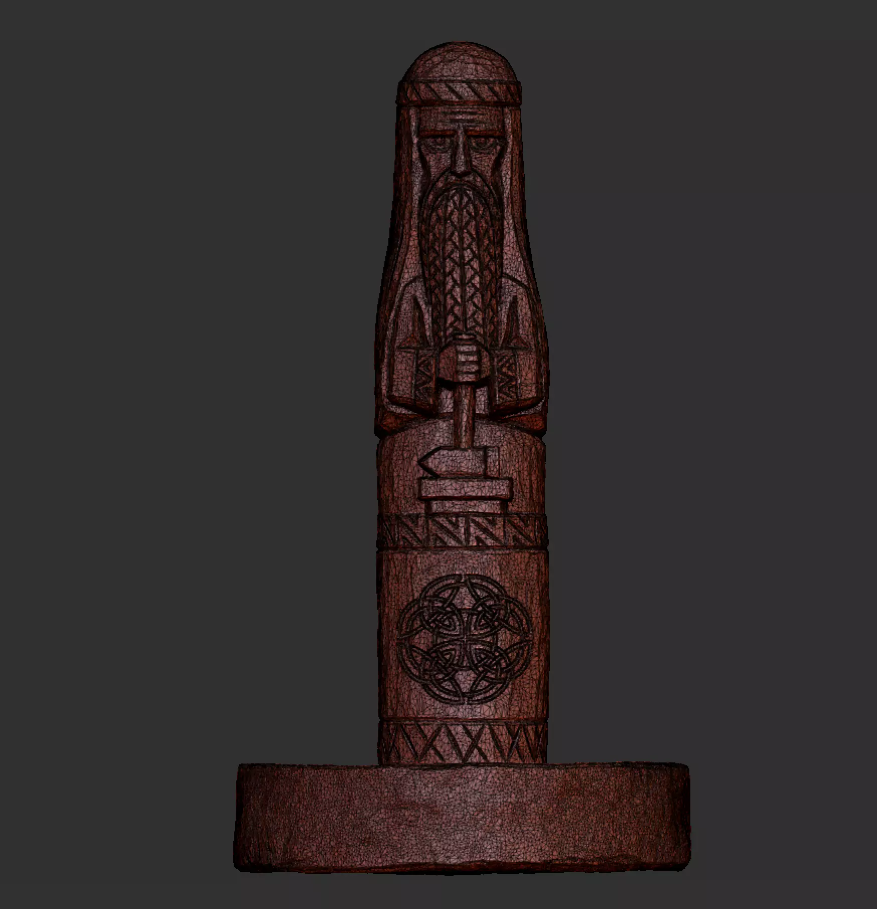 Slavic God Svarog  3D print model_8