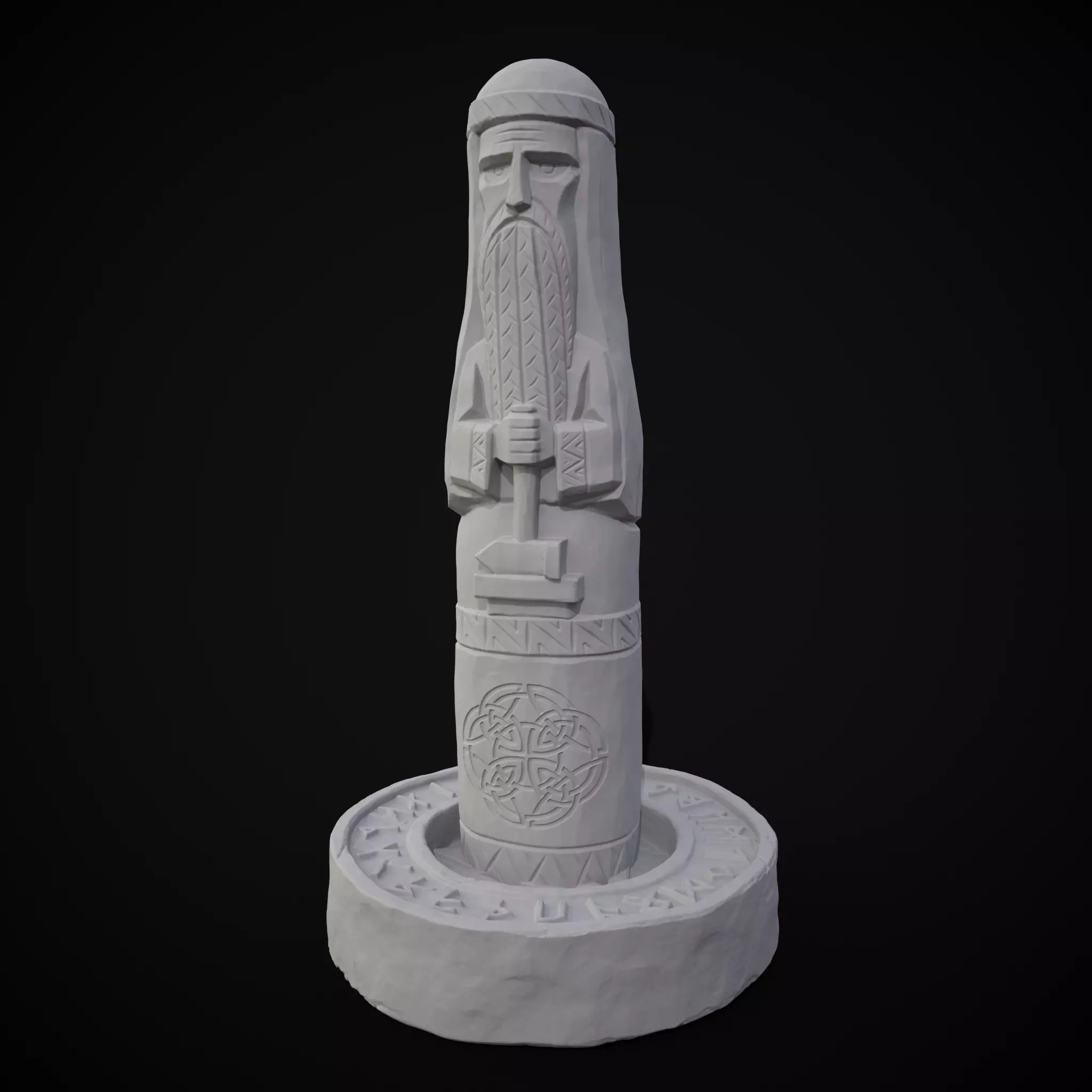 Slavic God Svarog  3D print model_0