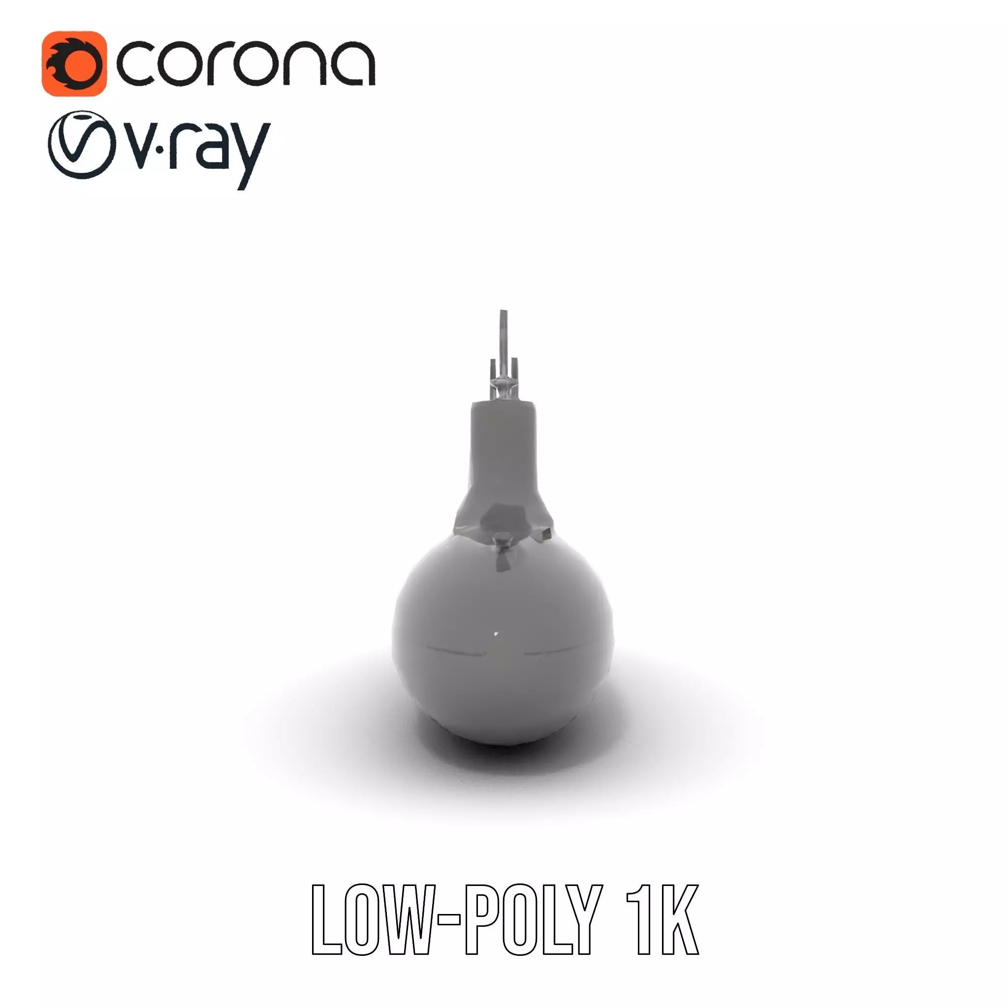 Stealth Submarine Black model pack Low-poly 3D model_14