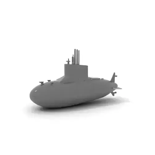 Stealth Submarine Black model pack Low-poly 3D model Stealth Submarine Black model pack Low-poly 3D model
