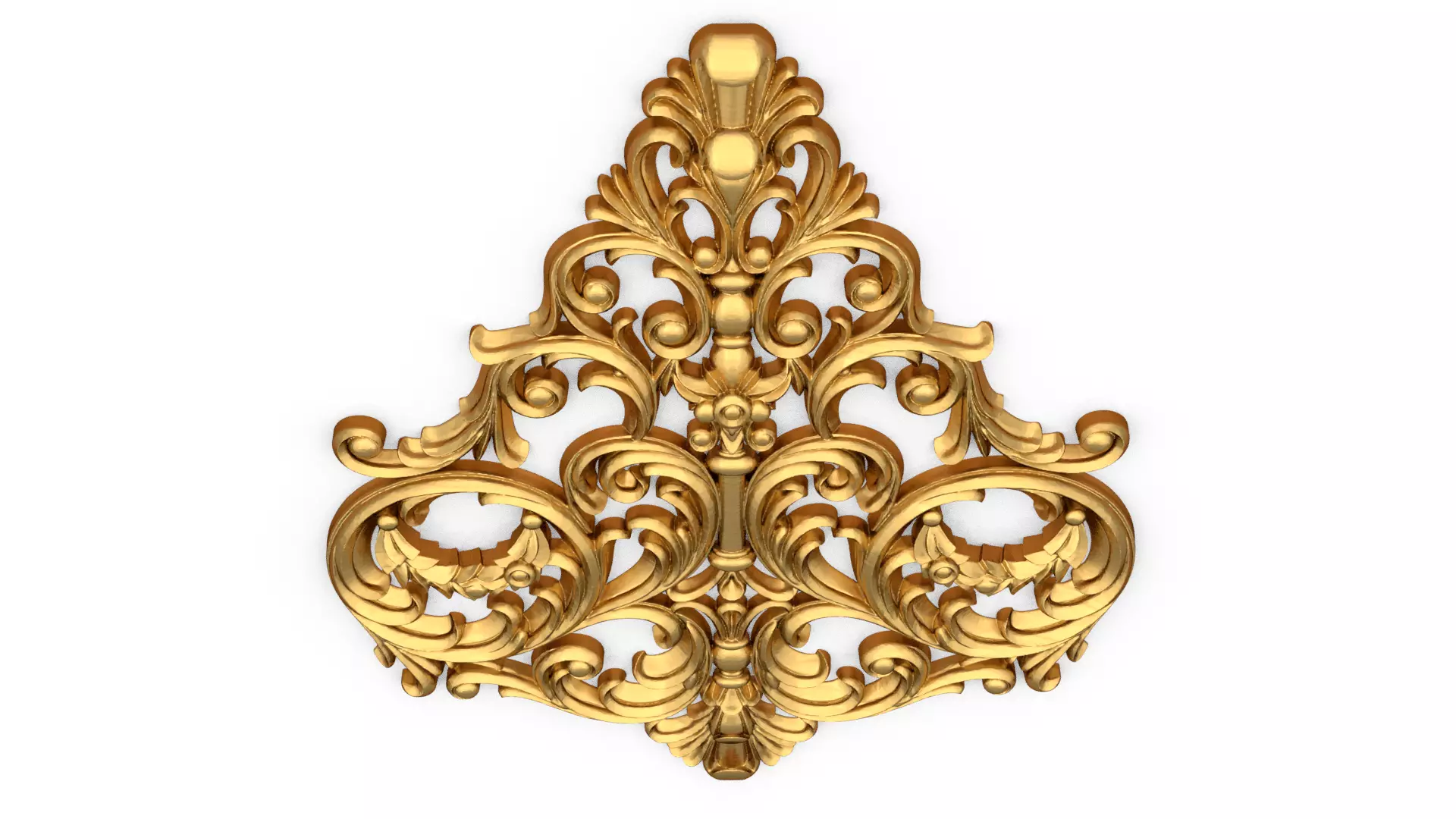 carved classic decorative ornament cnc 3d printing stl 58 3D model_3