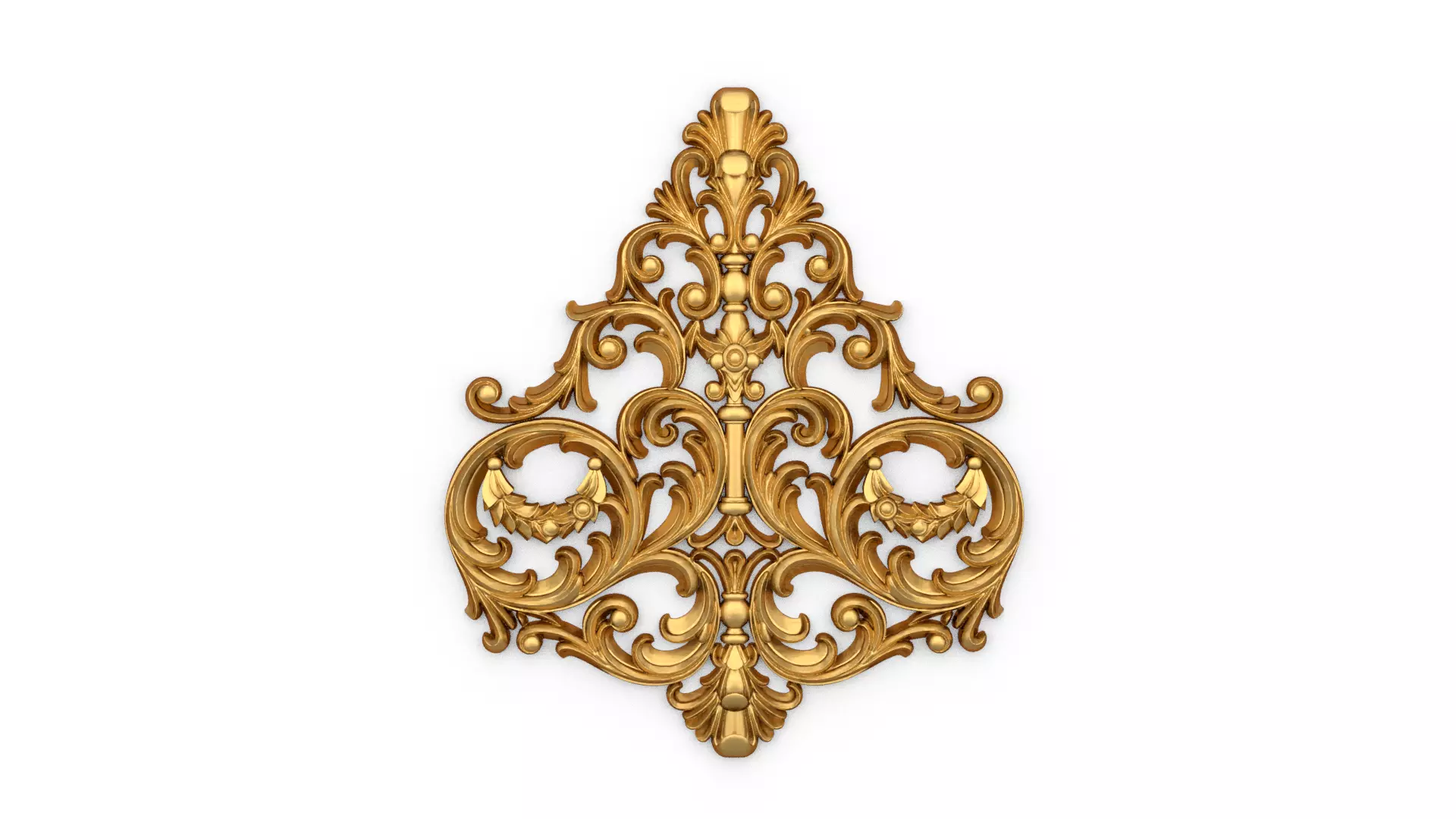 carved classic decorative ornament cnc 3d printing stl 58 3D model_0