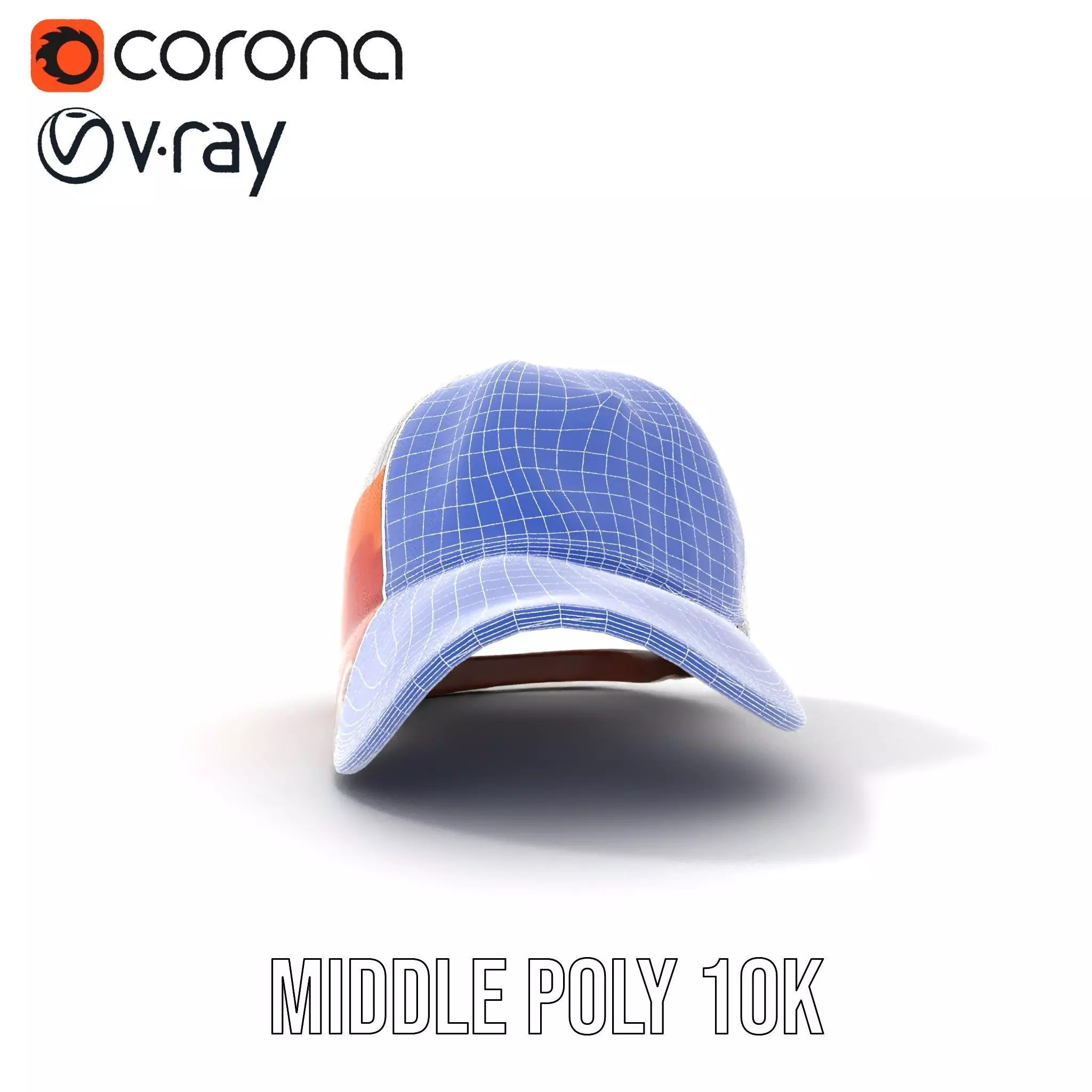 Color Splash Cap model pack Low-poly 3D model_29
