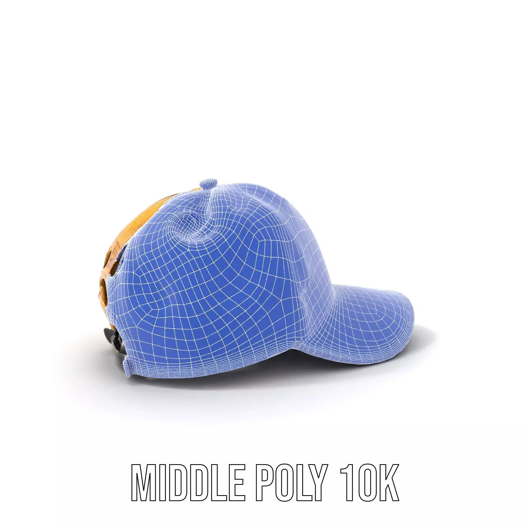 Iridescent Metallic Cap model pack Low-poly 3D model_21