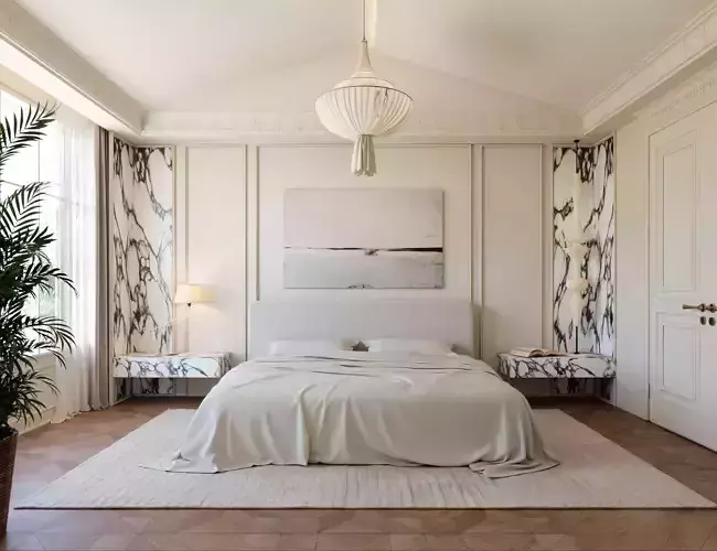 Light Luxury French Style Bedroom 129