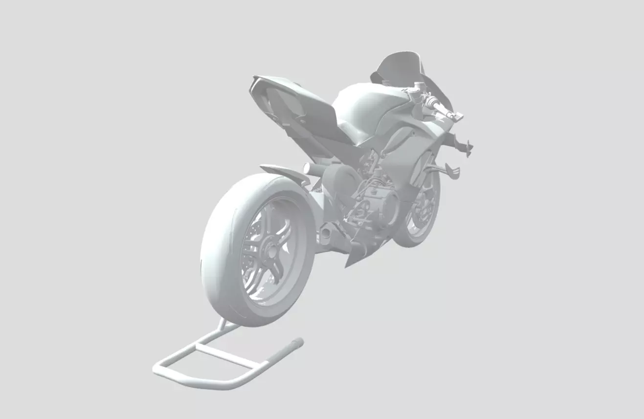 bike 3d model Low-poly 3D model_0