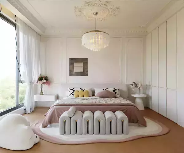 Elegant French Style Bedroom 127